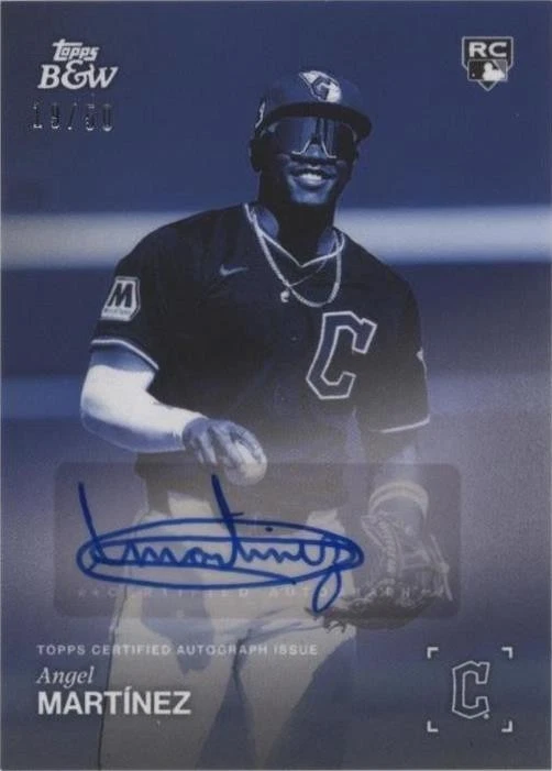 2025 Topps Black & White - Angel Martinez #075A for sale | eBay