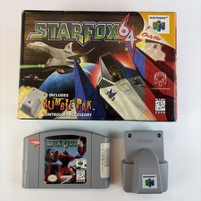 StarFox 64 N64 - Nintendo 64 - Big Box w/ Rumble Pak Authentic