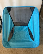 Oika Lightweight Portable Camping Chair Folding Chair Outdoor- Blue 2lbs 