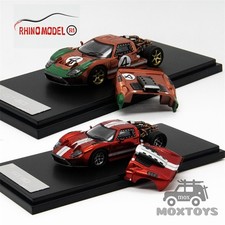 Rhino Model Rm 164 Gt40 Le Mans Red Green4transparency Red Diecast Model Car