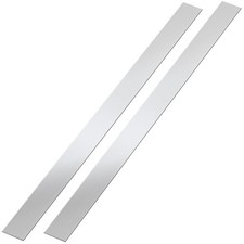 2 Pcs Stainless Steel Trim Strips 304 Brushed Stainless Steel Metal Finishing Sh