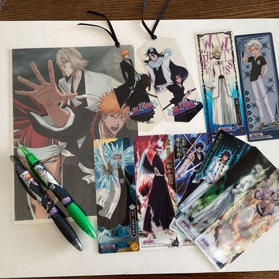 #ad #ad Used BLEACH Character Goods Set Clear File Pens Bookmarks $64.51