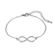 I Love you always and Forever Infinity Bracelets for Women Birthday Gifts Dainty