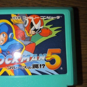 Rockman 5 Blue's Trap Famicom Software Only Rank A
