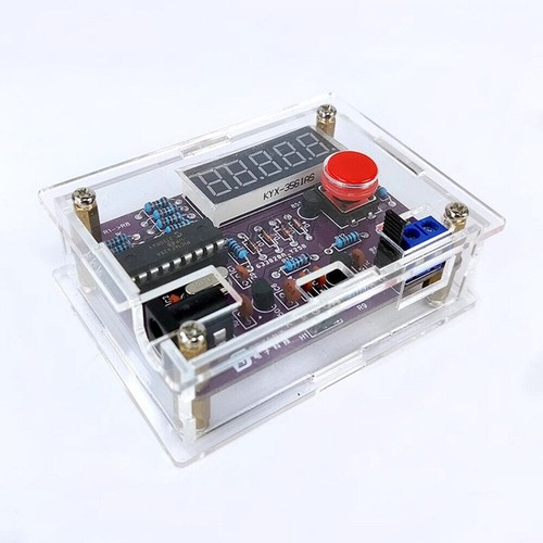 Portable DIY Frequency Meter Kit with Power Options USB or Battery Supply - Afbeelding 21 van 24
