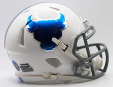 2019 Buffalo Bulls UB Custom Riddell Mini Helmet vs Robert Morris