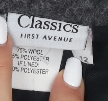 Classics First Avenue Women's Black Check Midi Skirt - Image 3 of 4
