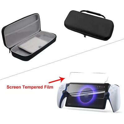 Shockproof Carrying Case with Screen Protector Film for PS5 PlayStation Portal
