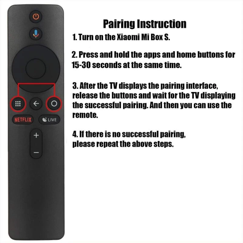 New Remote Control For Xiaomi Mi TV Stick/Mi Box MiBox XMRM-006 XMRM-00A MDZ22AB - Image 2 of 4