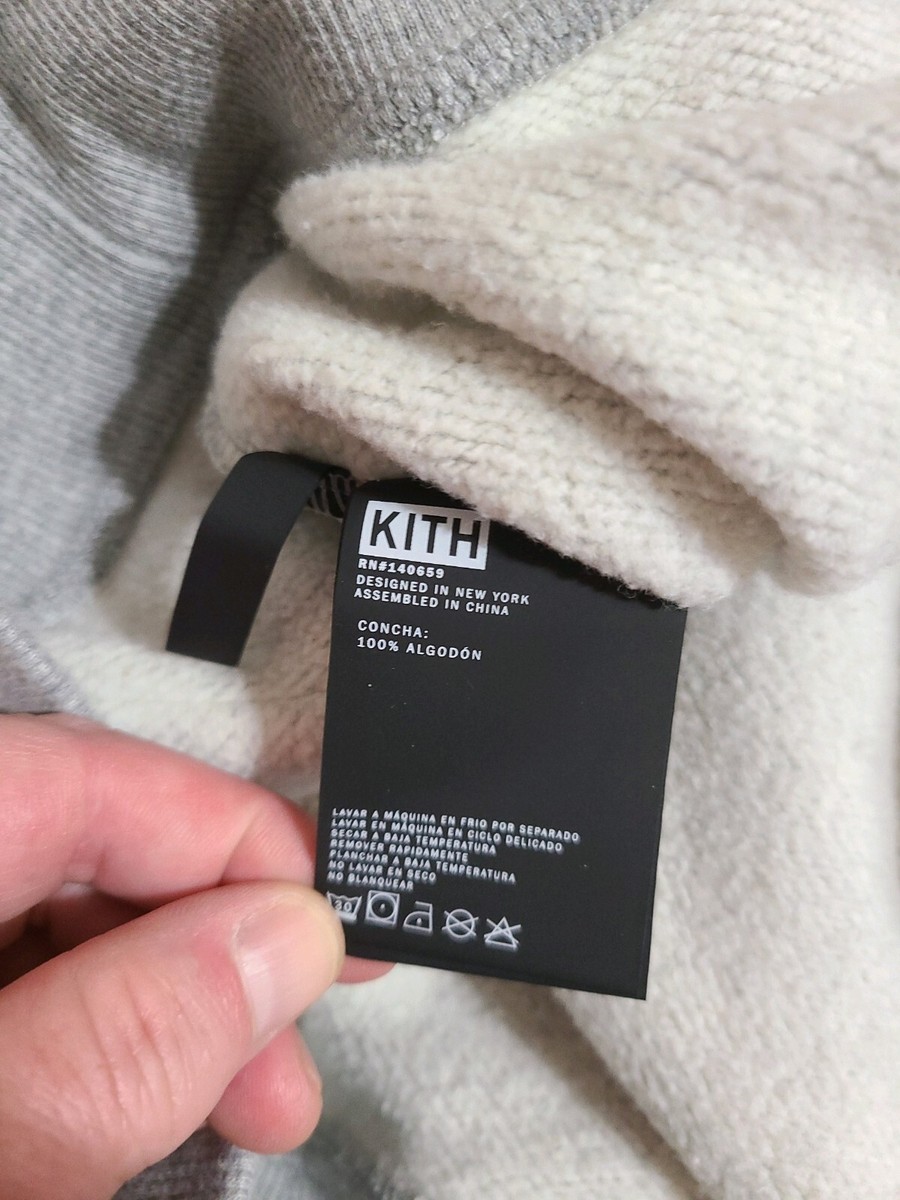 NWT KITH WILLIAMS II HOODY HEATHER GREY SZ XS BOX LOGO | eBay