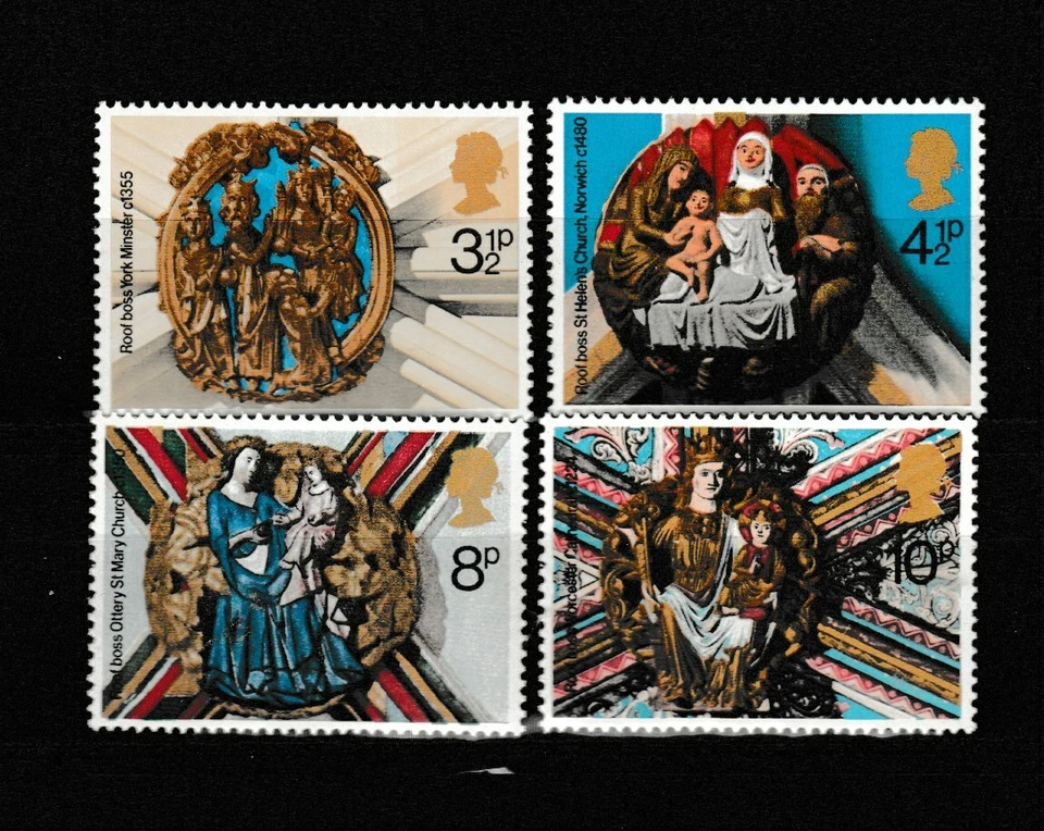 s35796 UK GREAT BRITAIN MNH 1974 Christmas 4v