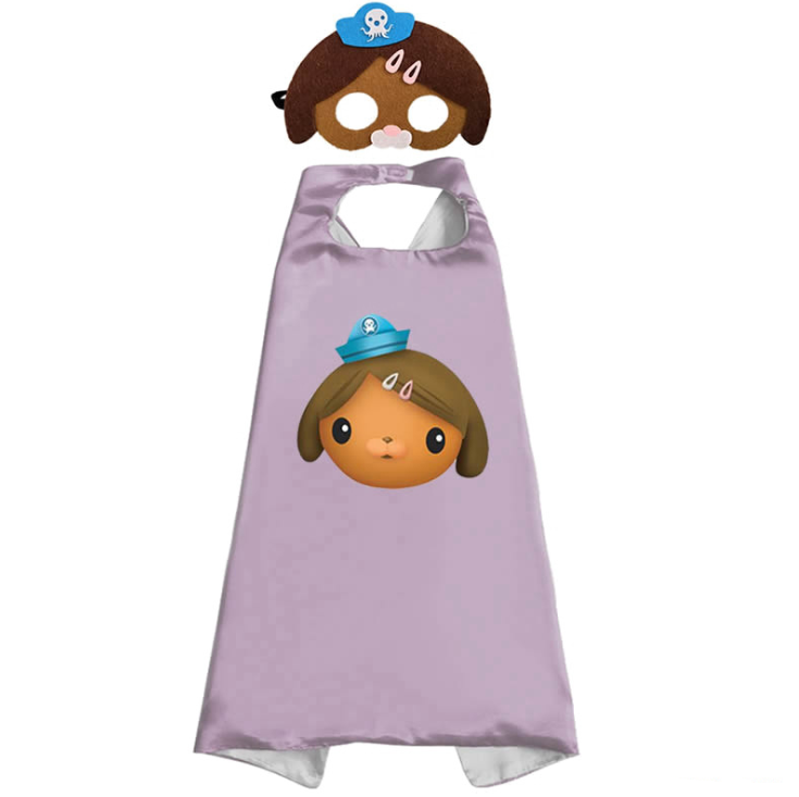 Book Week OCTONAUTS Crew Kids Cape Mask Captain Barnacles Peso Kwazii ...