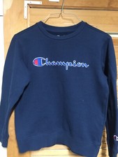 Boys Blue Champion Sweatershirt Size M