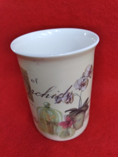 10 oz Coffee Mug / Cup The Leonardo Collection Flowers 2008 Art in Motion - Picture 3 of 6