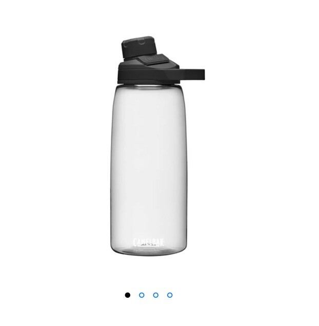 CamelBak Magnetic Cap Chute Water Bottle Clear Plastic Leak 