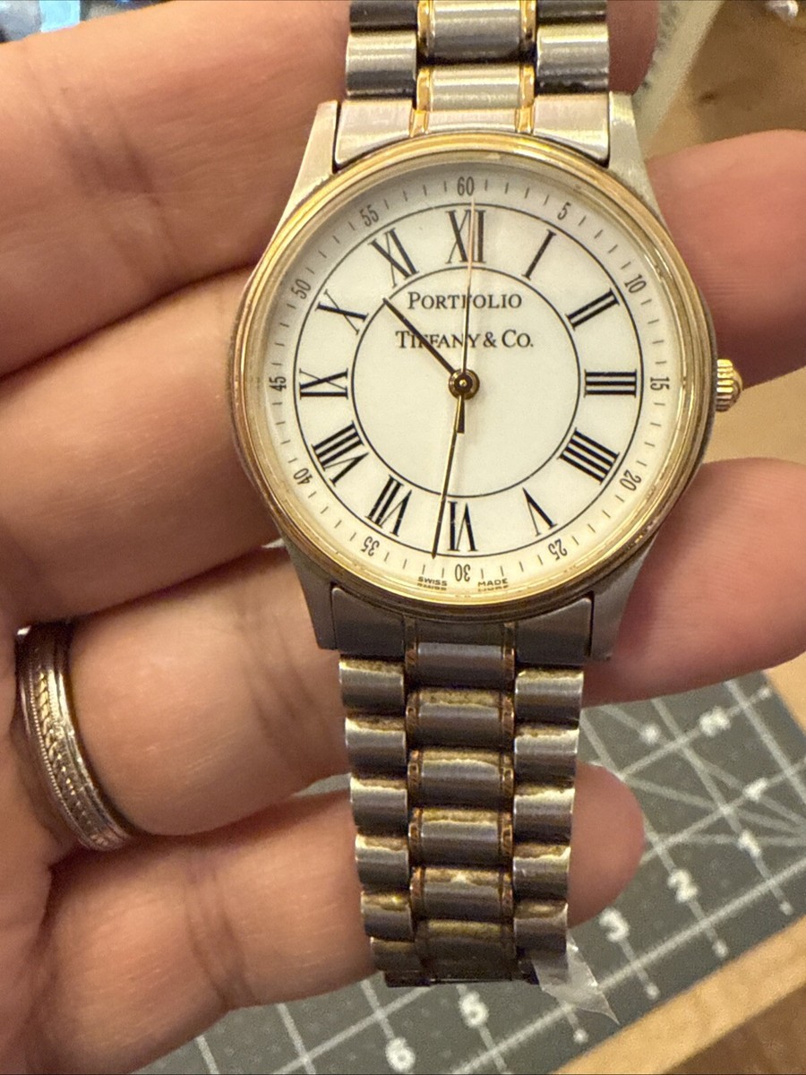 Portfolio By Tiffany & Co Men's Watch For Union Pacific Two Tone