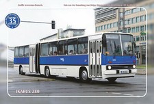 Blechschild 20x30cm "Oldtimer-Busse im Osten - Ikarus 280" Nr. 35