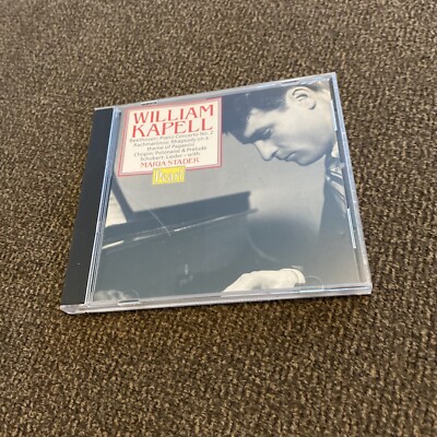 William Kapell CD Beethoven Rachmaninov Paganini Chopin Schubert w/Maria Stader 