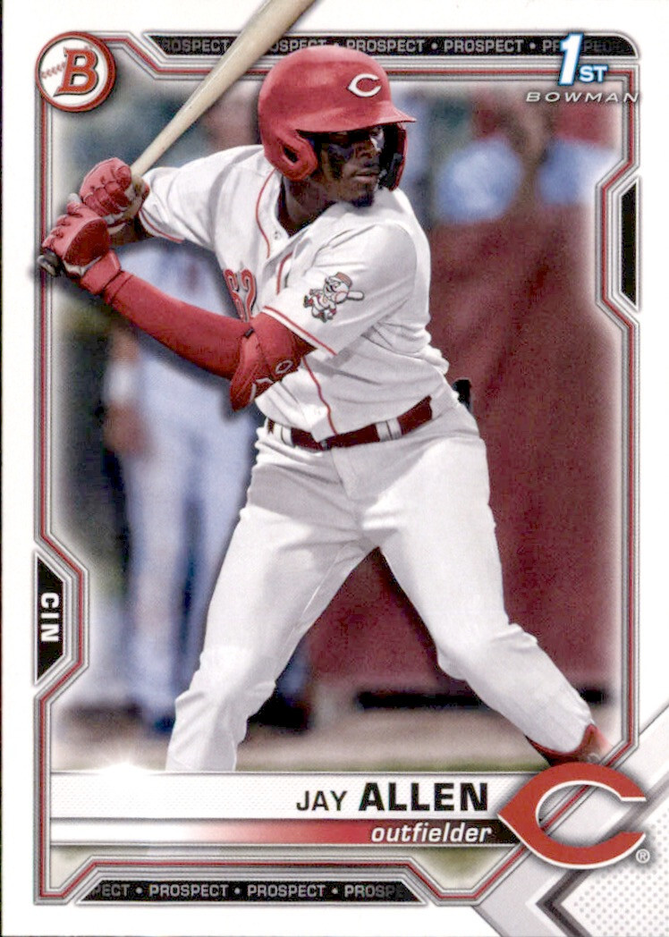 2021 BOWMAN DRAFT 1ST CINCINNATI REDS - JAY ALLEN #BD-11