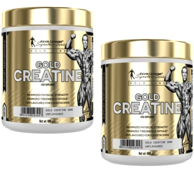 Kevin Levrone Gold Creatin Monohydrat 2 x 300g Pulver - 2 x 60 Portionen