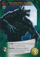 WEREWOLF BY NIGHT Upper Deck Marvel Legendary MIDNIGHT SONS SNARLING FANGS