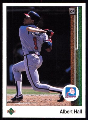 1989 Upper Deck Albert Hall Atlanta Braves #93