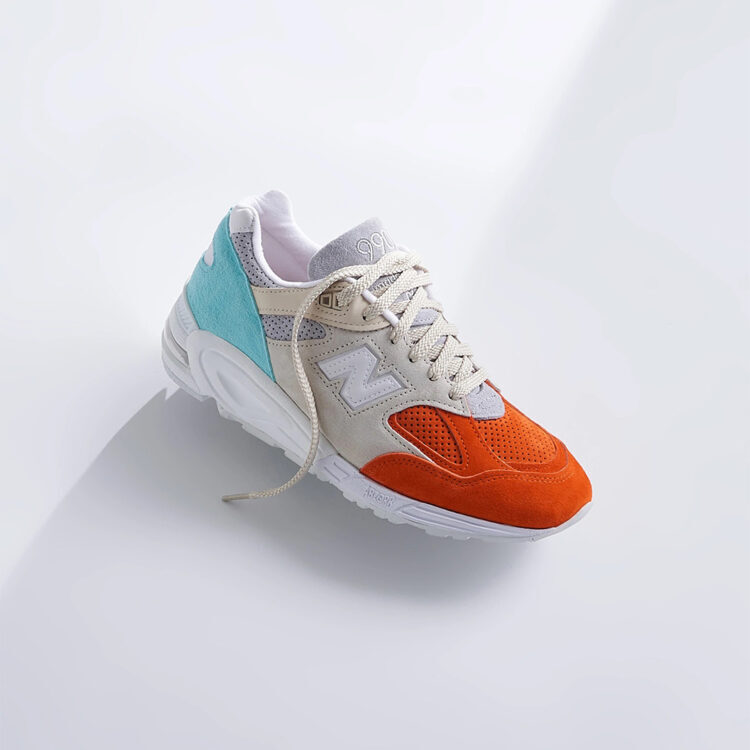 NIB Kith x New Balance 990v2 Cyclades/Mykonos Men's Size 11.5 w