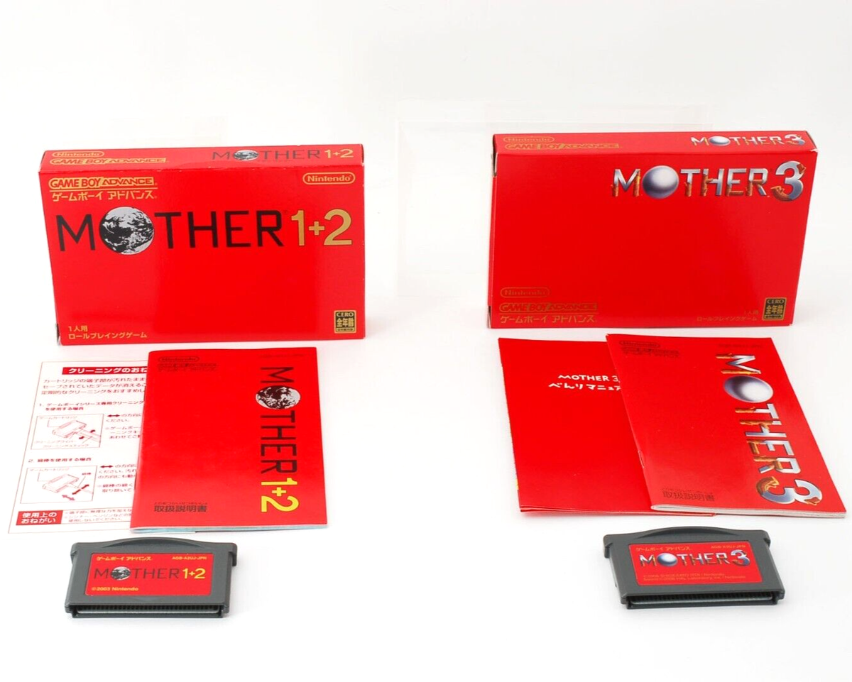 【GBA】ゲームボーイアドバンス MOTHER1+2 3セット Lot 2 Nintendo Gameboy Advance GBA Mother 1 2 3 EarthBound w