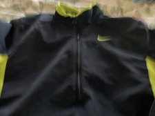 Nike Dri-Fit 1/2 Zip Light Pullover Activewear Golf Jacket Size M Free Ship