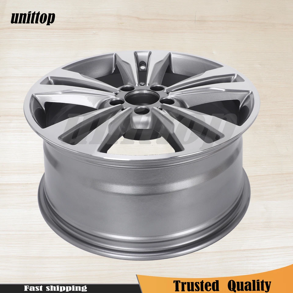 Buje de llanta trasera gris 18" x8,5" OE 85371 para Mercedes-Benz C300 2015 2016-2018 Foto 3 de 4