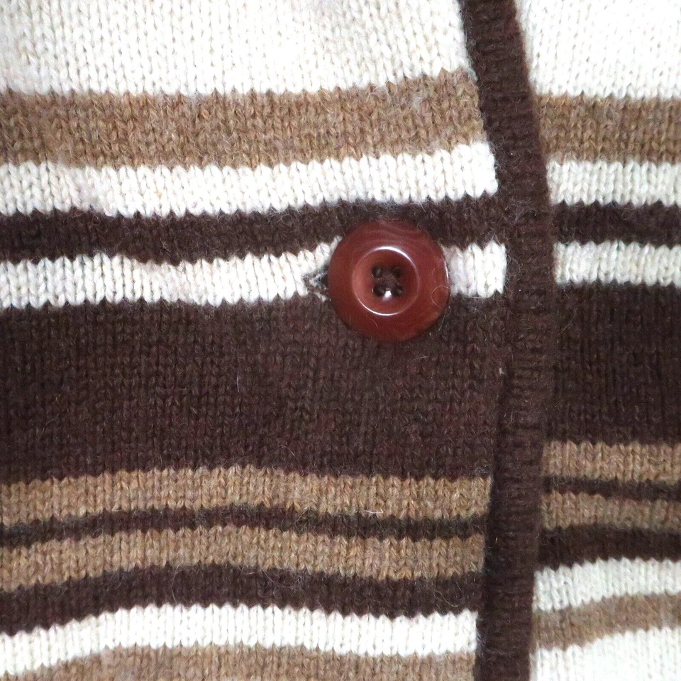 Cárdigan Suéter Eddie Bauer Para Mujer XL Manga Corta Botón Único Corderos Lana Usado en Excelente Condición Foto 4 de 4