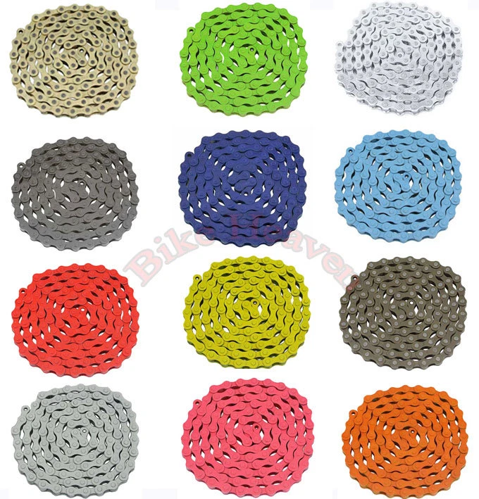 KMC BRAND Single Speed Bicycle Chain 1/2" x 1/8" x 112L Cruiser BMX FIXIE MTB