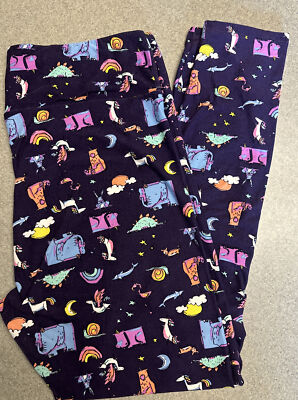 Lularoe TC Leggings Bear Bunny Dinosaur Flamingo Fantasy Woodland