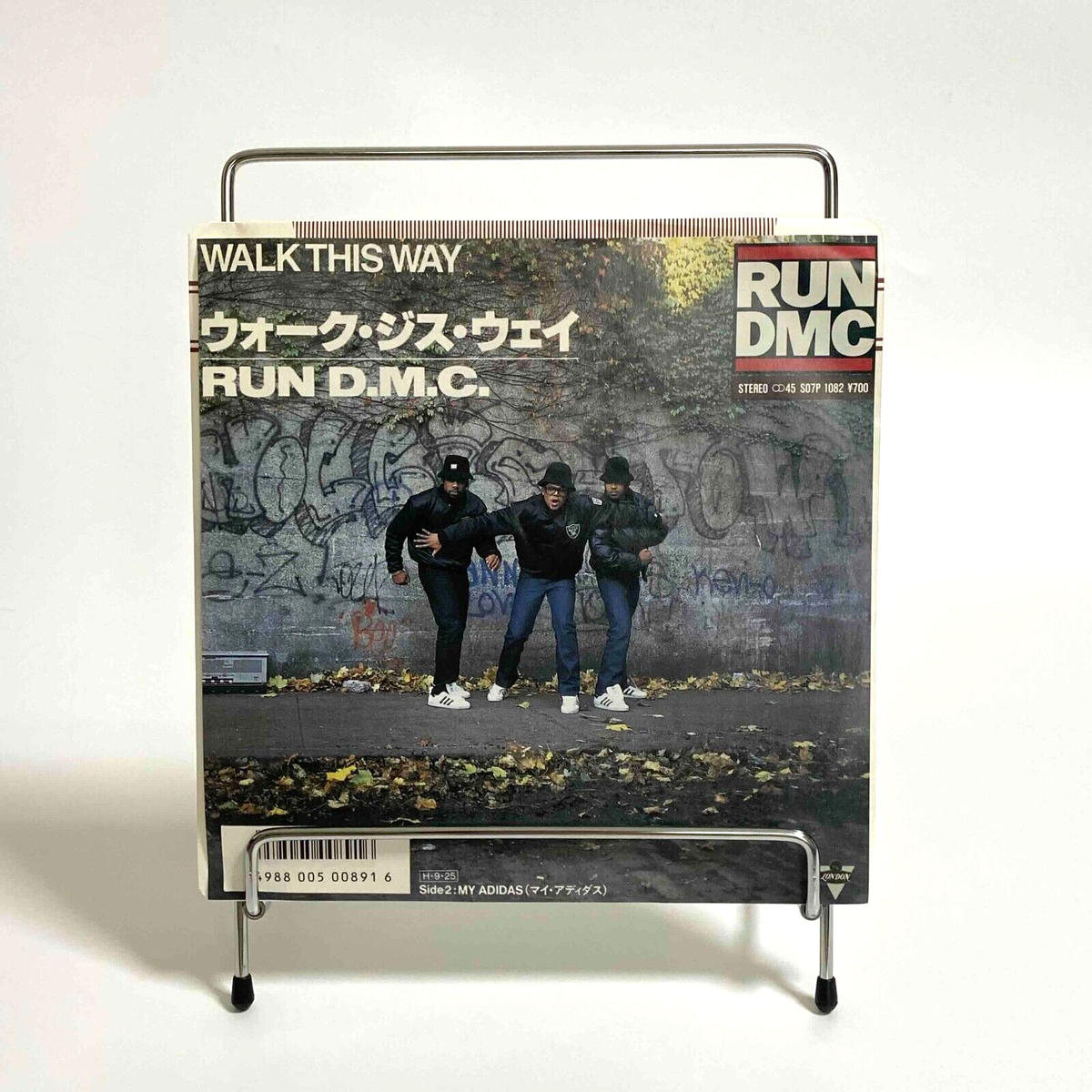 RUN WALK THIS WAY MY ADIDAS 1986 Japan vinyl 7
