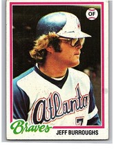 1978 Topps Baseball Card Single - #130 Jeff Burroughs A2