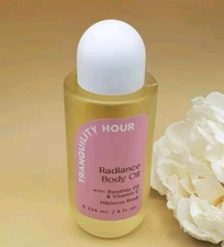 Tranquility Hour Radiance Body Oil Rosehip Oil & Vitamin C Hibiscus Rose 8 fl 