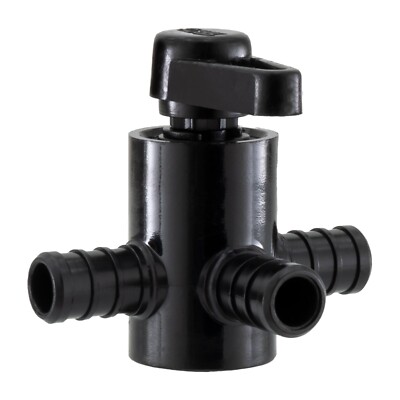 RecPro RV 1/2'' Three Way by-Pass Valve | Shut Off Valve for Water Heater