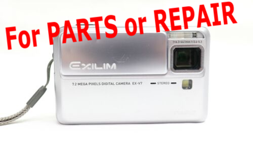 CASIO digital camera EXILIM ~   EX-V7 Silver 7.2 MP ~7x Zoom ~ Silver ~ - Picture 1 of 12