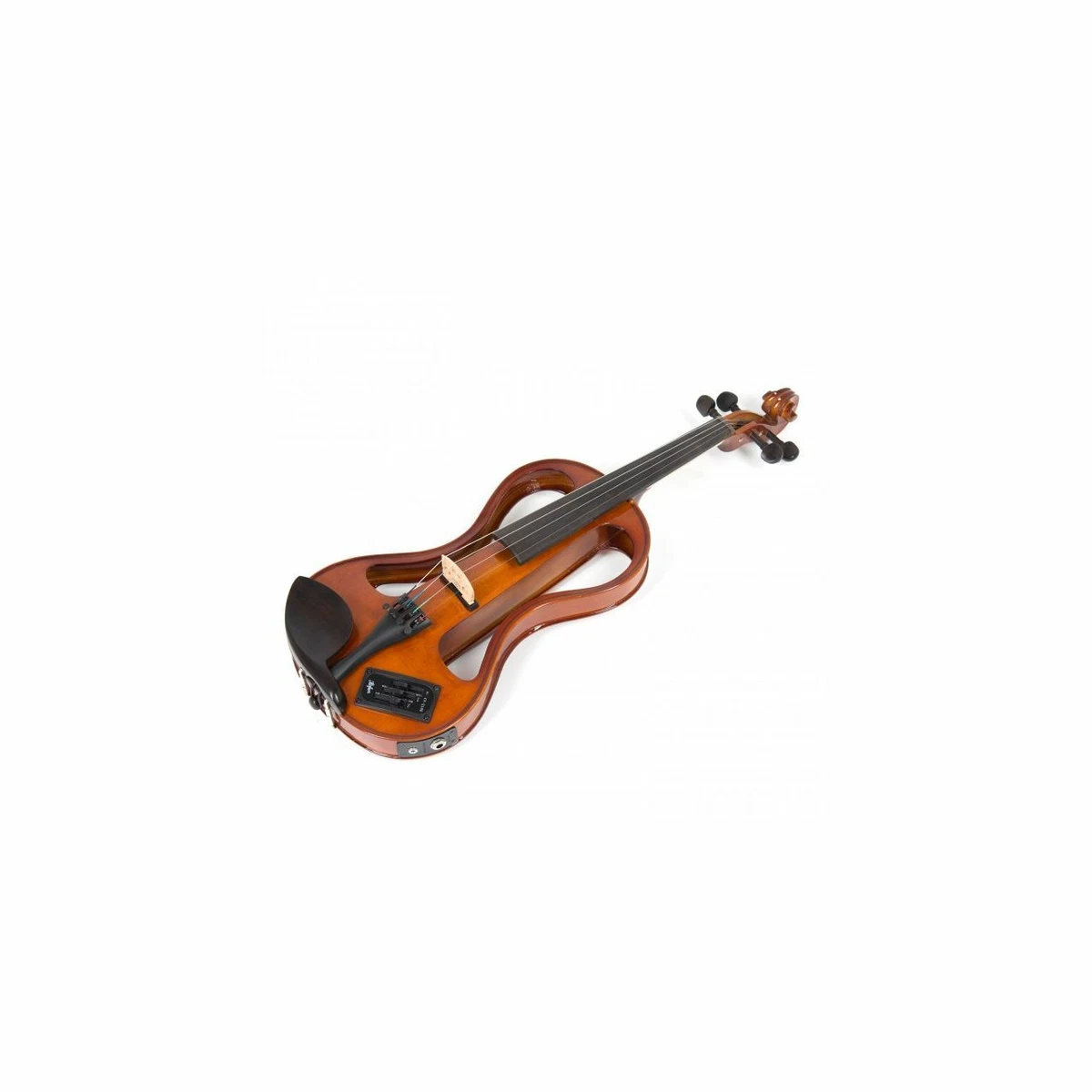 HOFNER AS-160E-V4/4 - Violon Electrique 4/4, bois massifs (table épicéa,  corps acajou), preampli actif (livré avec softcase, cas - Rockamusic