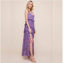 ASTR The Label tiered maxi dress
