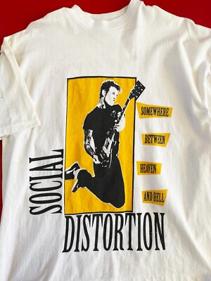 Vtg 1993 Social Distortion Somewhere Between Heaven and HellAll Size Shirt