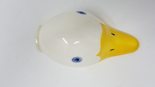 Accesorio de luz de cabeza de ganso de cerámica vintage George Kovacs RARO excelente - Imagen 6 de 13