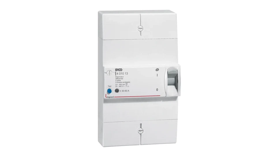 Disjoncteur différentiel TRI Selectif 500mA Legrand 30/60A 401013 - Imagen 1 de 1