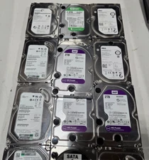 LOT of  5 Mixed 2TB SATA 3.5"  Internal Hard Drive HDD
