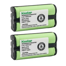 Kastar 2x Cordless Phone Rechargeable Battery 2.4V 1600mAh for Genuine AT&T 2401