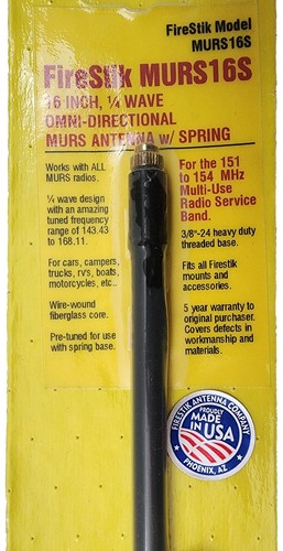 2Partie Firestik MURS16S Wielokierunkowa antena radiowa Murs 1/4 fala 16 cali ze sprężyną - Zdjęcie 3 z 7