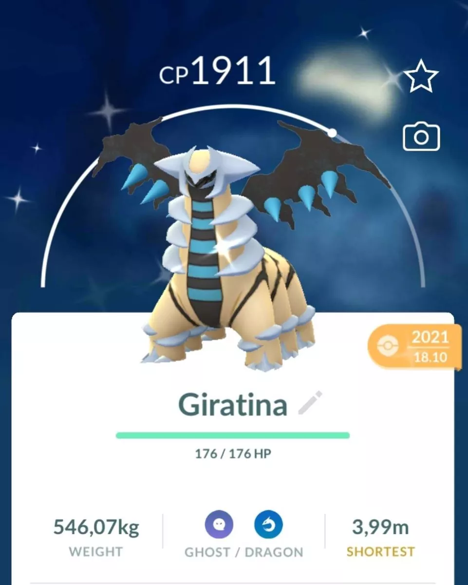 Pokemon Go ✨Shiny Giratina ✨ 30d or registered