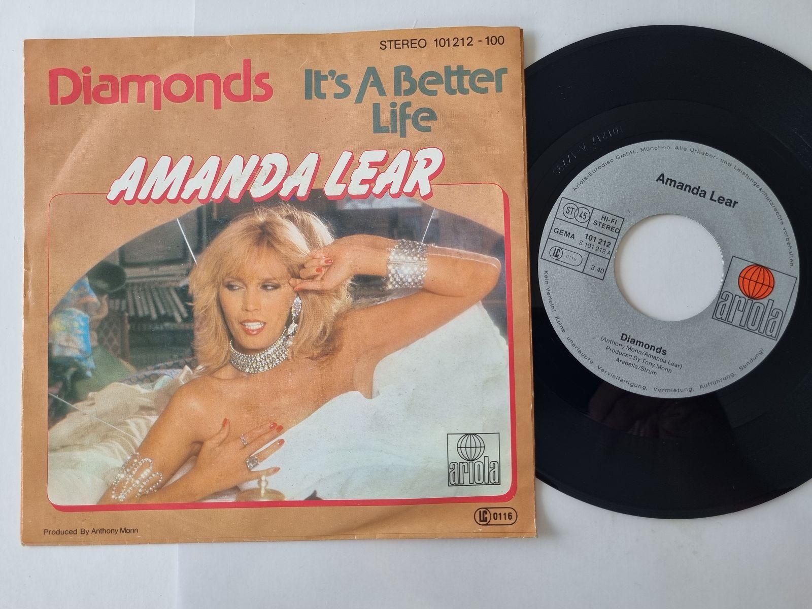7"" Single Amanda Lear - Diamonds Vinyl Germany