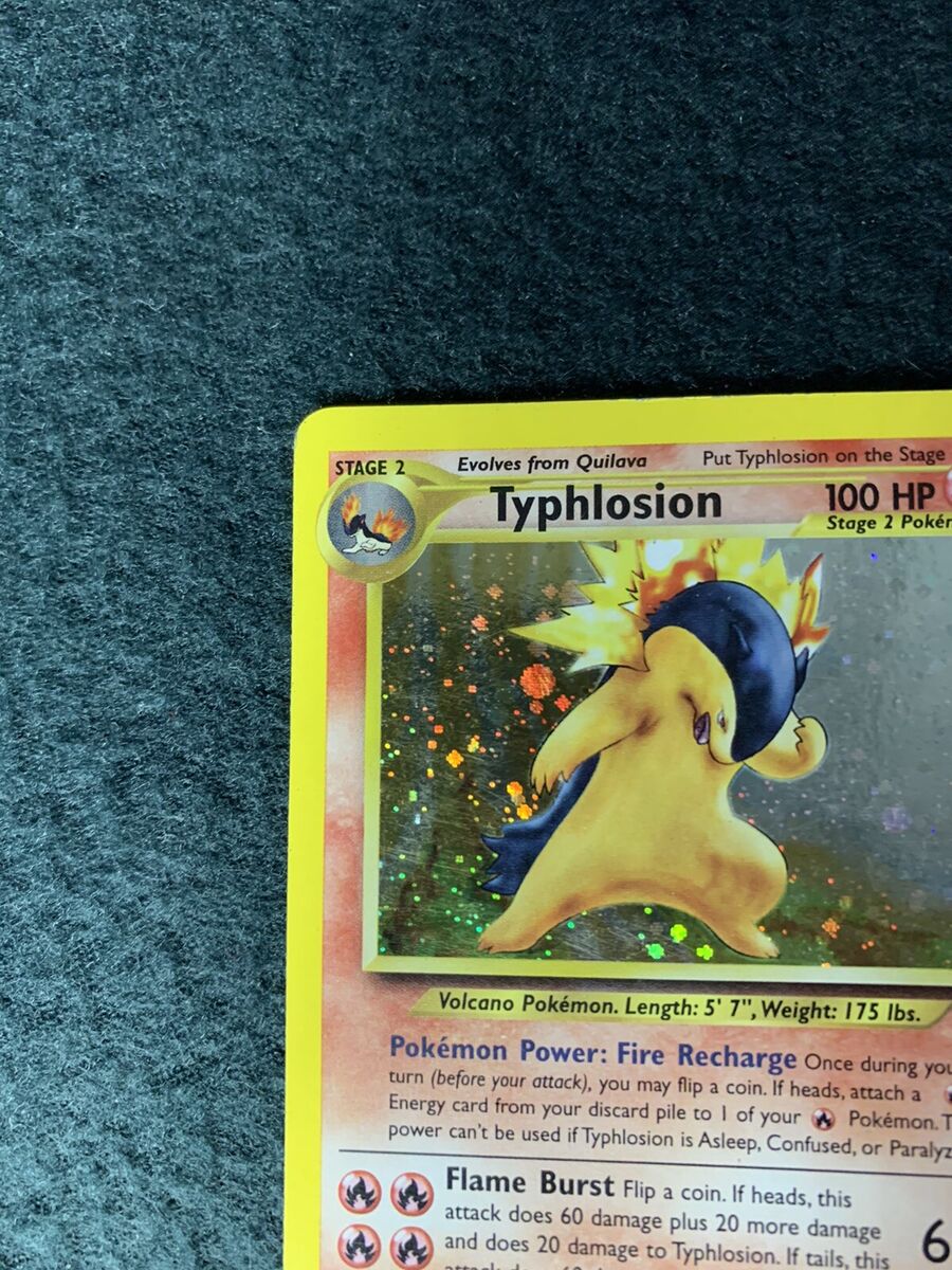 Pokemon - Typhlosion - HoloFoil Raro! - Neo Genesis - 18/111 - Veja as  fotos!