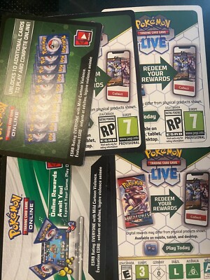 pokemon code cards lot of 50 Sword and Shield Vivid Voltage unused codes!